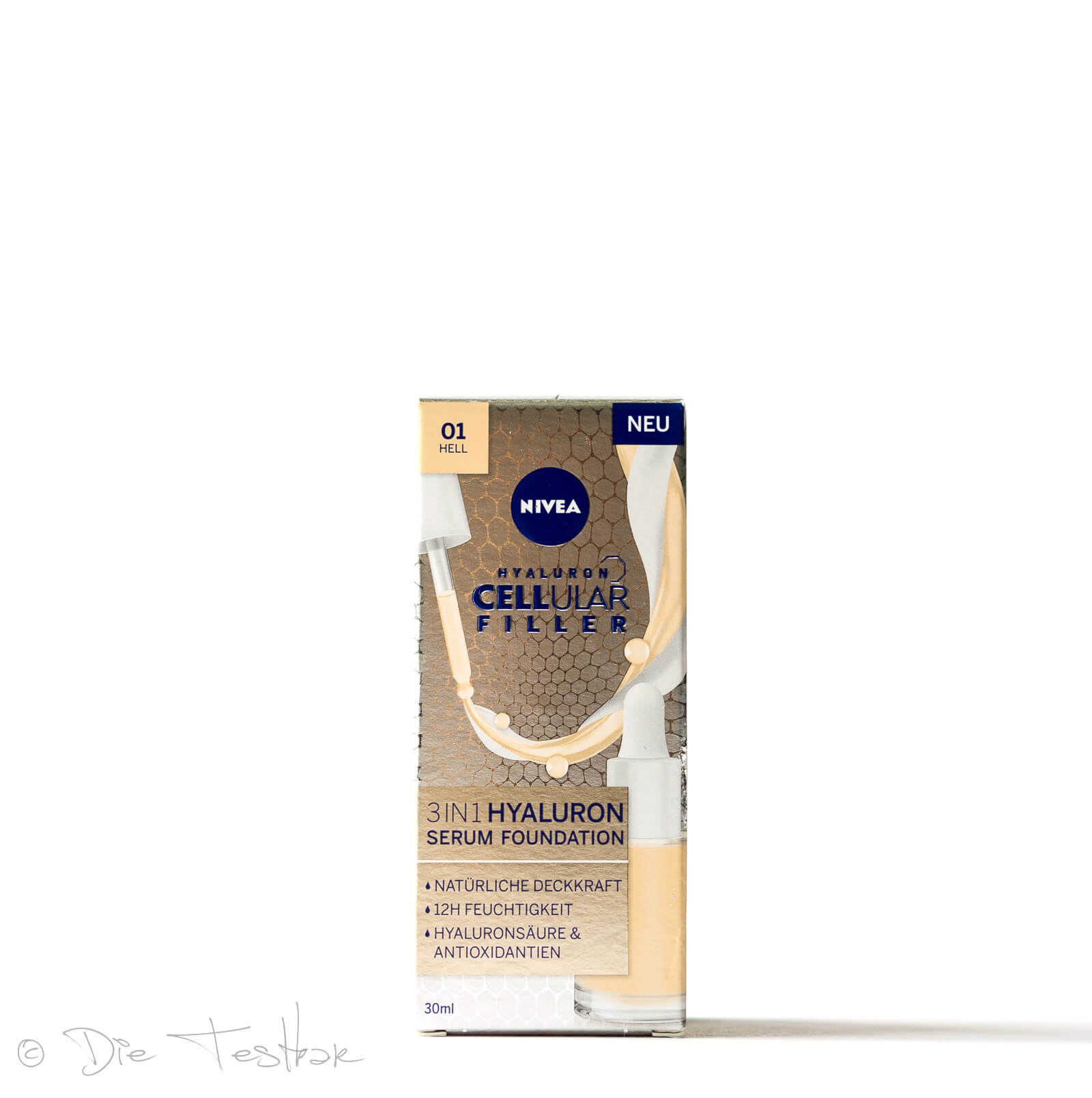 NIVEA CELLULAR Filler 3 in 1 Hyaluron Serum Foundation im Test 1