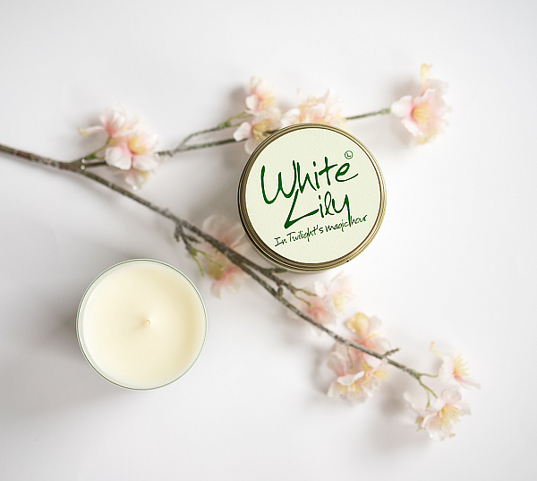  Lily Flame Duftkerzen im Glas - White Lily Parfumkerze