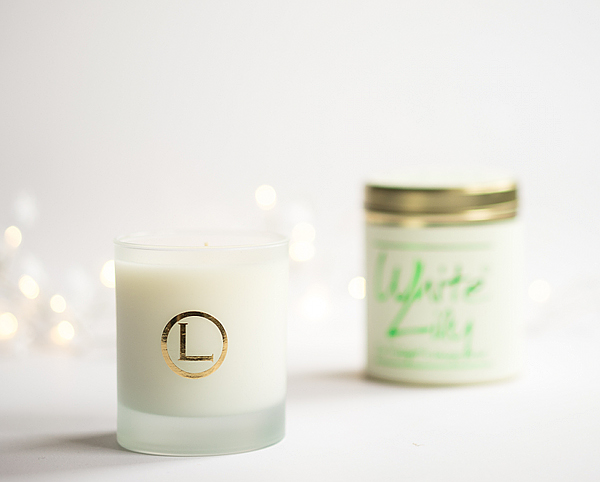  Lily Flame Duftkerzen im Glas - White Lily Parfumkerze