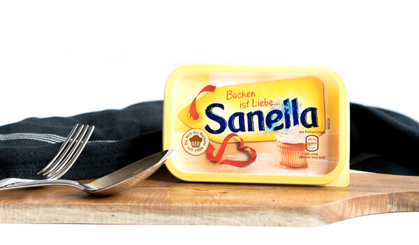 Sanella Backmargarine - der Klassiker im Becher