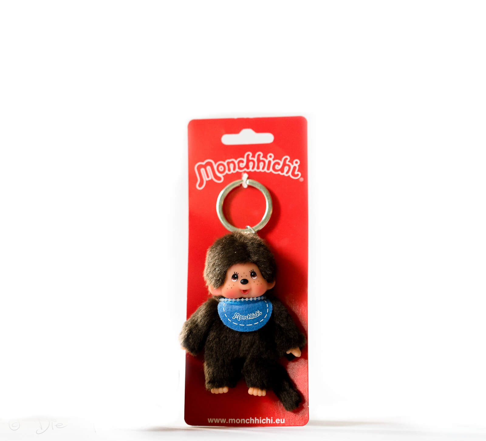 Monchhichi Schlüsselanhänger Junge blau