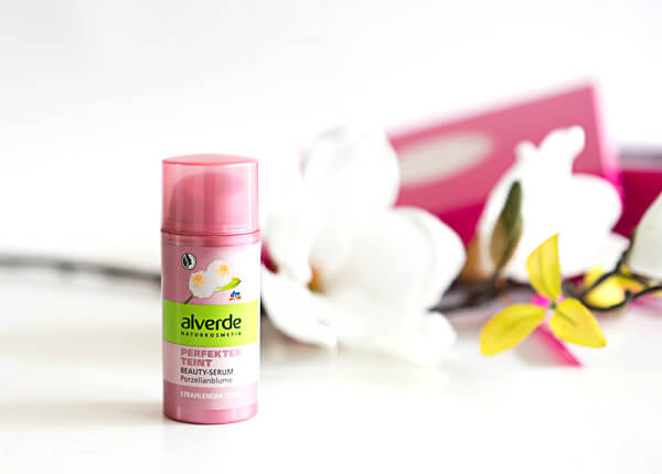 ALVERDE NATURKOSMETIK PERFEKTER TEINT BEAUTY SERUM PORZELLANBLUME