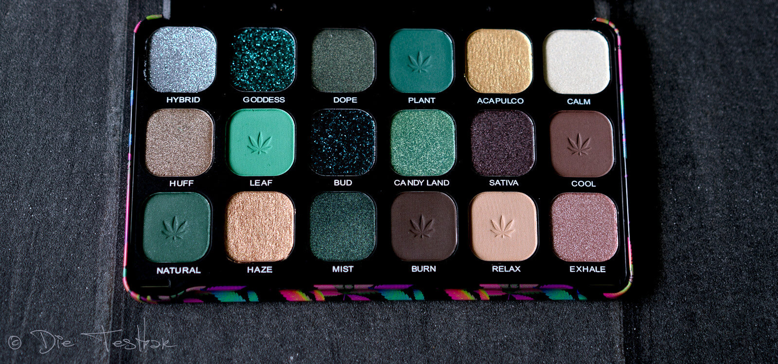 Forever Flawless Chilled with cannabis sativa Eyeshadow Palette von Makeup Revolution 10