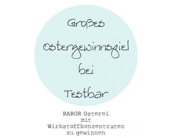 Großes Ostergewinnspiel - BABOR Osterei mit Wirkstoffkonzentraten zu gewinnen