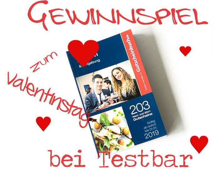 Verlosung zum Valentinstag - Schlemmerreise mit Gutscheinbuch.de zu gewinnen