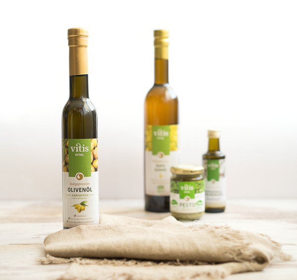 Traubenkernspezialitäten und Nahrungsergänzung von Vitis Naturkost 3 Olivenöl Kaltgepresst