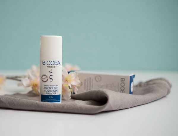 Biocea medical gegen Rötungen bei Besenreisern,  Couperose und Rosacea