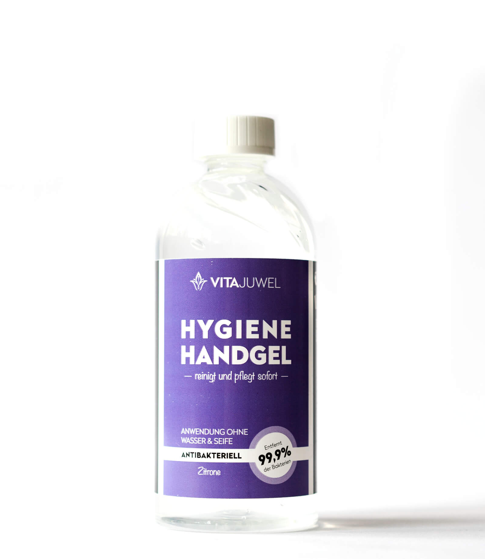 VITAJUWEL HYGIENE-HANDGEL Hygienische Reinigung der Hände, ohne Wasser und Seife – immer und überall.
