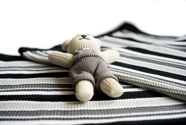 Kuschelige Babydecken aus 100% Baumwolle von ABC Design