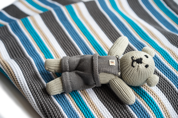 Kuschelige Babydecken aus 100% Baumwolle von ABC Design