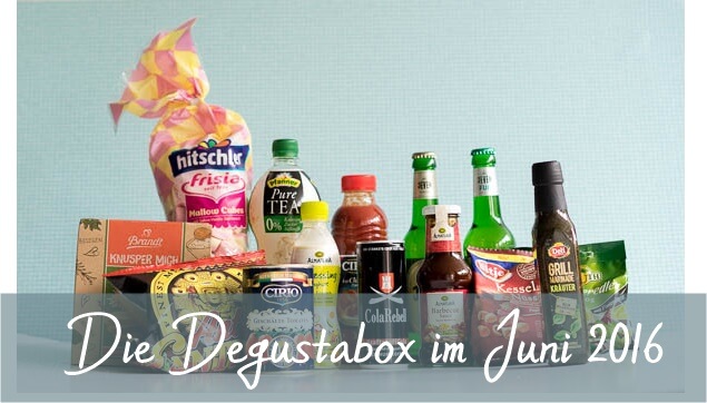 Die Degustabox im Juni 2016