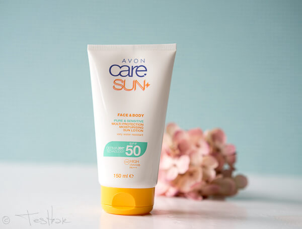 AVON care SUN+ Sonnenschutz Lotion für empfindliche Haut LSF 50