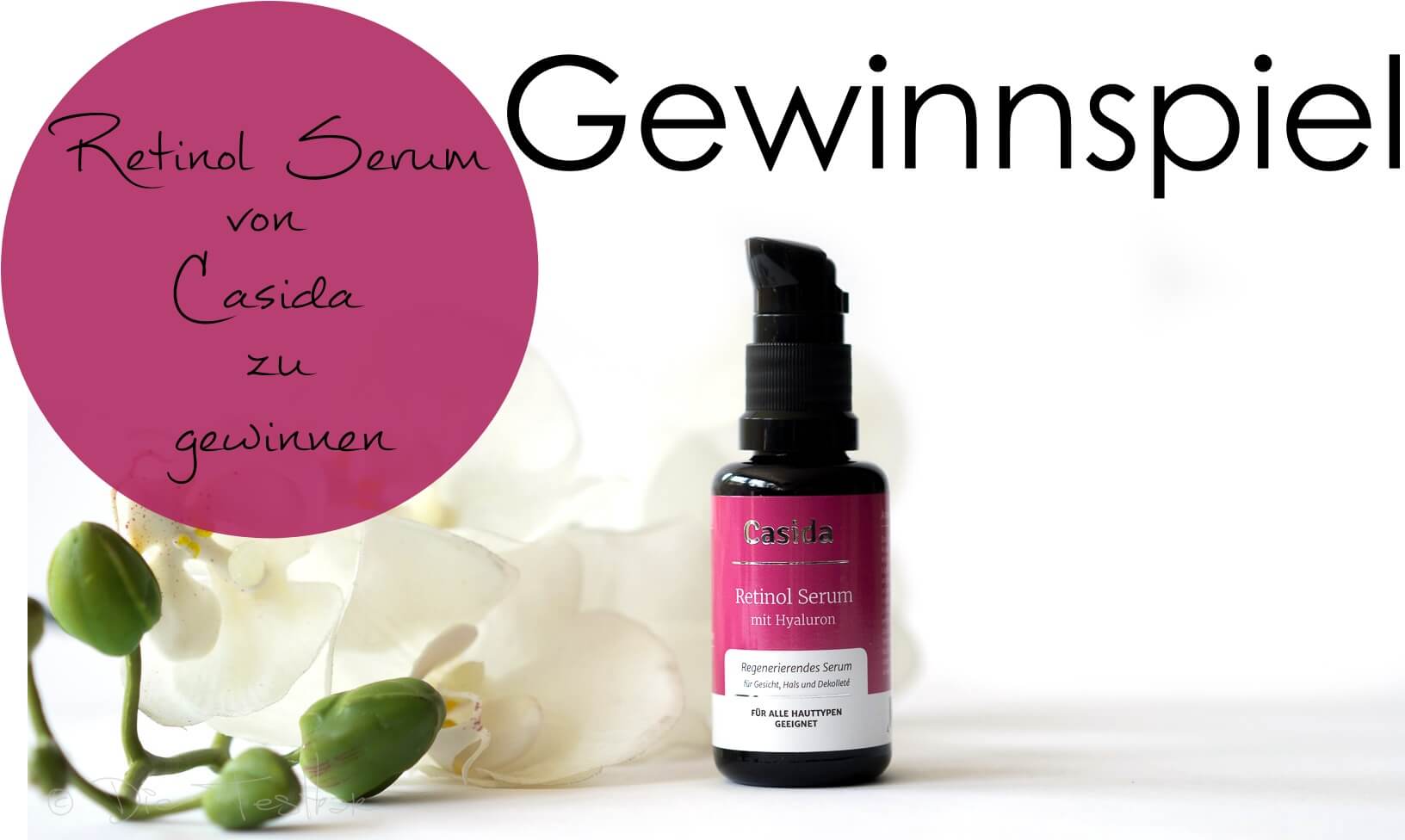 Gewinnspiel – Anti-Aging Pflege – Retinol Serum von Casida zu gewinnen