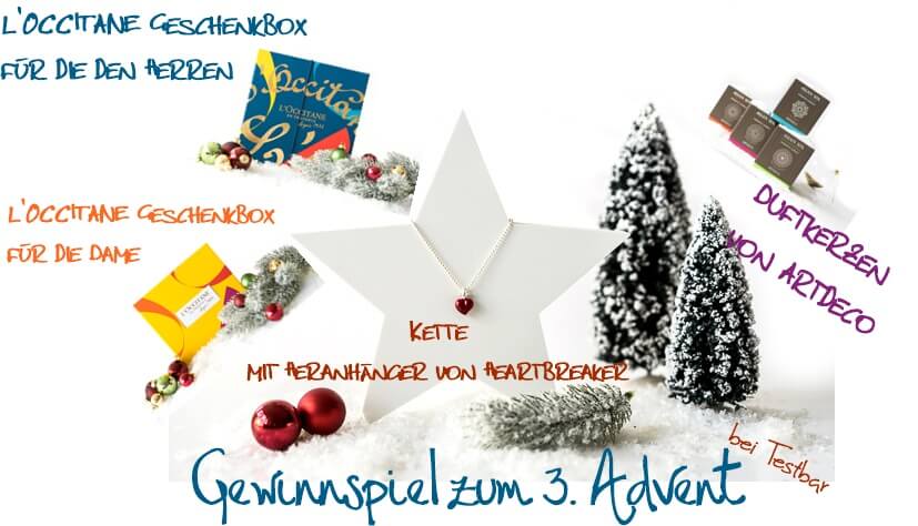 Testbar Adventsgewinnspiele – Großes Gewinnspiel zum 3. Advent