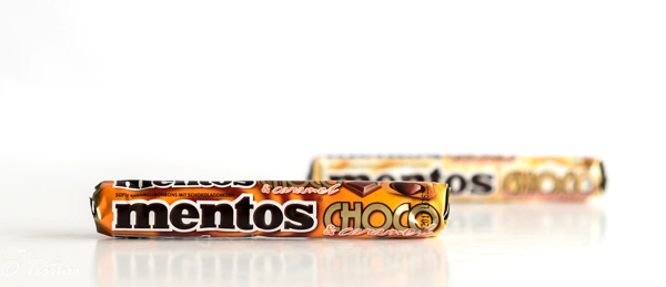 MENTOS CHOCO - Karamel & Schokolade / Karamel & Weiße Schokolade