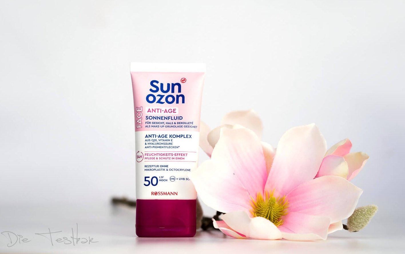 Review - sunozon Anti-Age Sonnenfluid LSF 50 - Anti-Pigmentflecken als Make-Up Grundlage 5