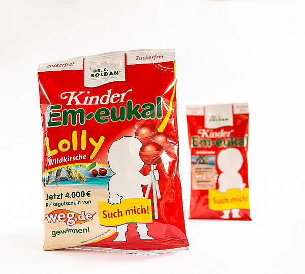 Kinder Em-eukal Lollis und Kinder Em-eukal Bonbons