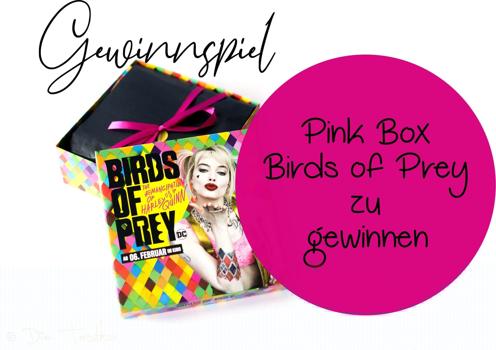Gewinnspiel - DIE PINK BOX im Februar 2020 – Pink Box Birds of Prey 2020 zu gewinnen