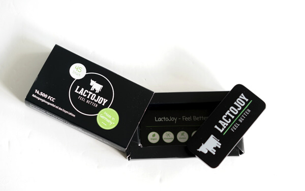 Lactojoy - Laktase-Kautabletten mit rein pflanzlichen Zutaten bei Laktoseintoleranz