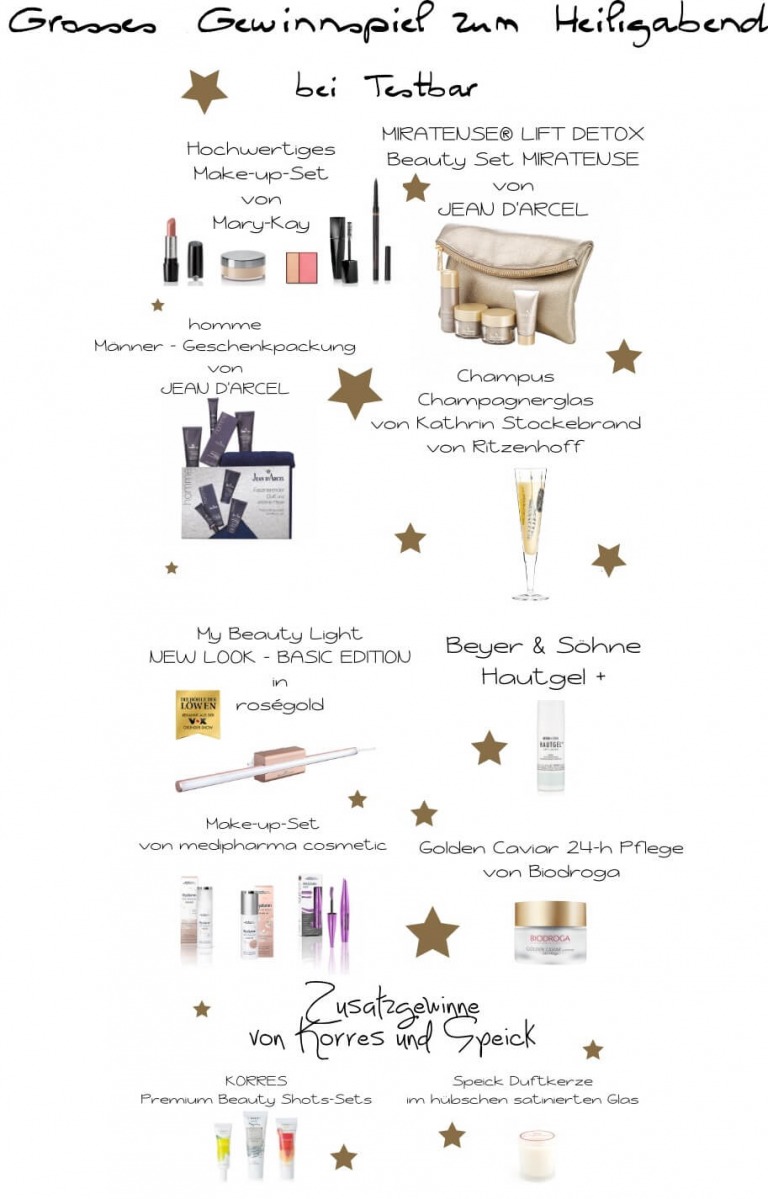 Zauberhaftes Weihnachtsgewinnspiel 2018 bei Testbar – Großes Gewinnspiel zum Heiligabend 3