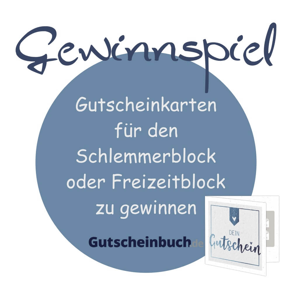 Gewinnspiel - Review - Gutscheinkarten für den Schlemmerblock oder Freizeitblock zu gewinnen