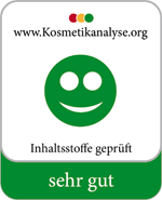 Dieses Produkt wurde von www.kosmetikanalyse.de mit sehr gut bewertet.