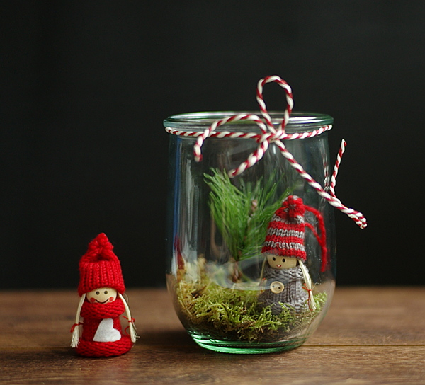 DIY - Hübsche Weihnachtsdeko im Glas 