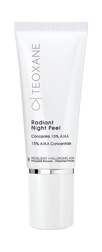 TEOXANE Radiant Night Peel, mit 15% Glykolsäure, Gesichts Peeling Nacht