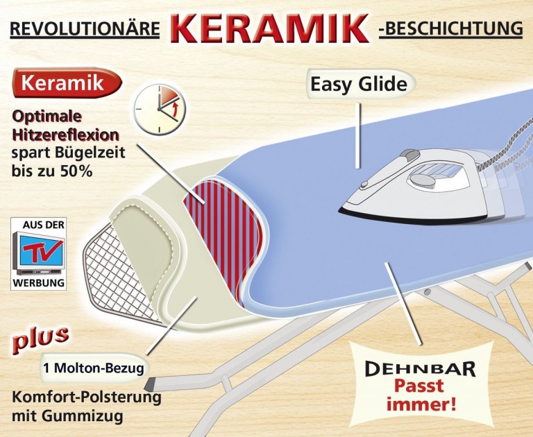 Wenko Bügeltischbezug Universal Keramik