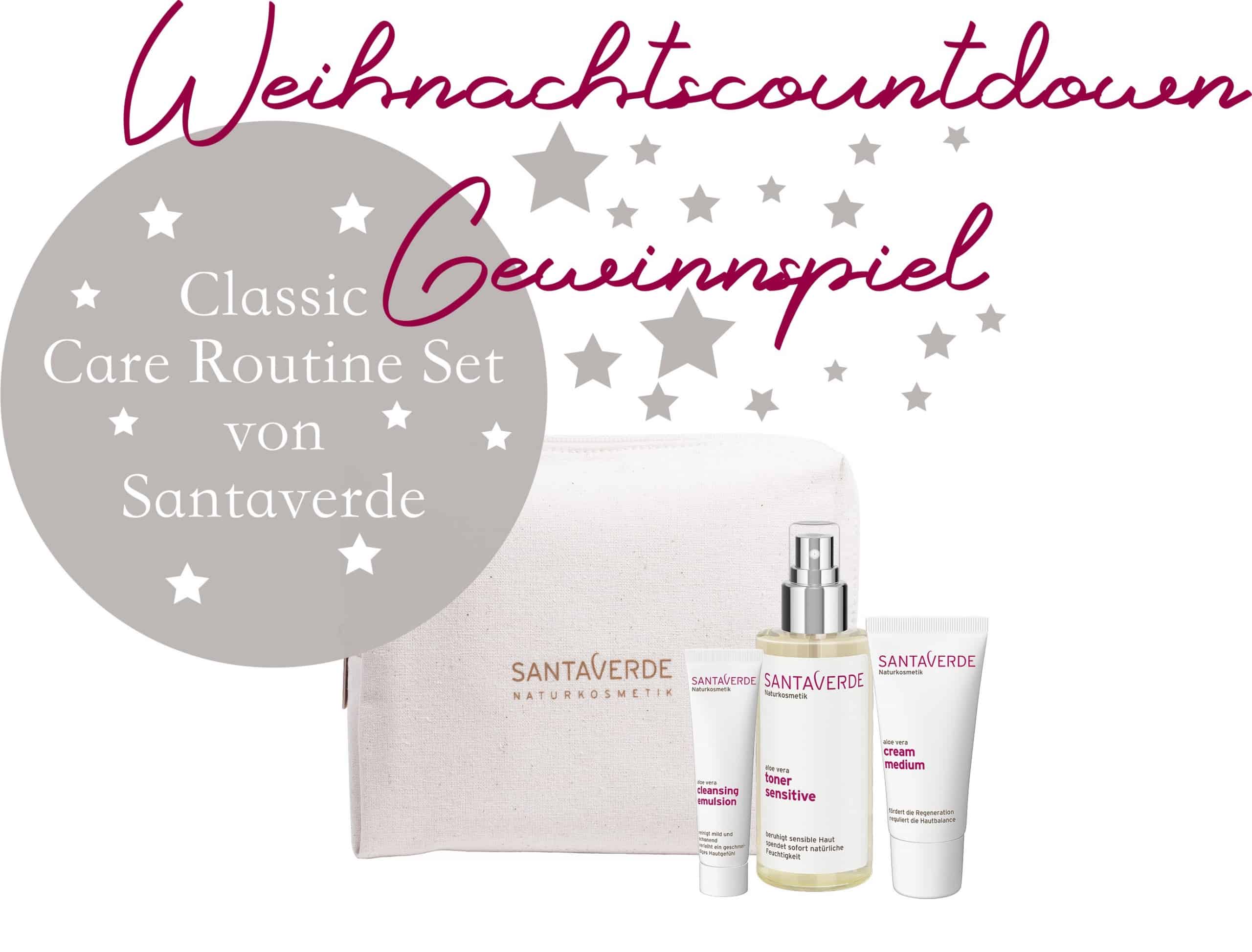 Weihnachtscountdown Gewinnspiel bei Testbar - Classic Care Routine Set von Santaverde zu gewinnen 1