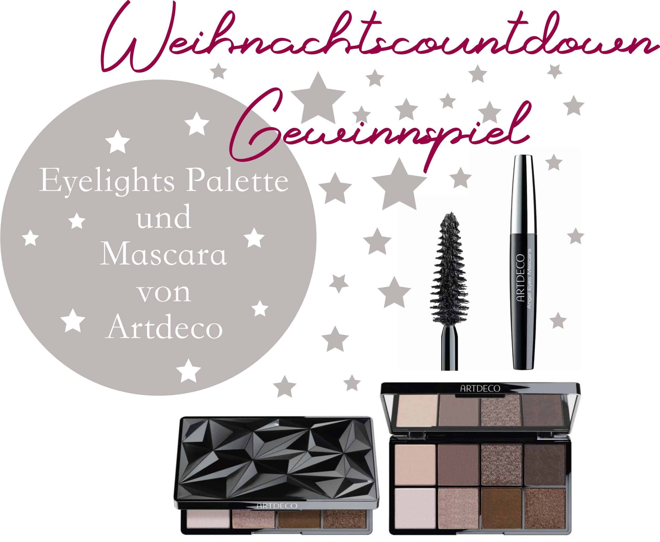 Weihnachtscountdown Gewinnspiel bei Testbar – Eyelights Lidschattenpalette 2 und Mascara von Artdeco zu gewinnen 1