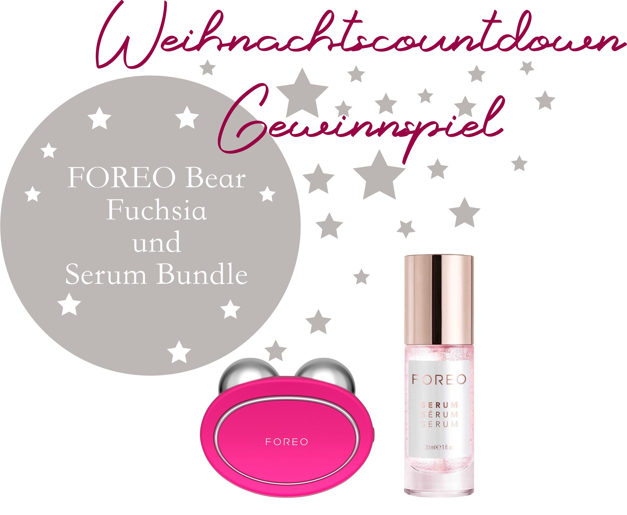 Weihnachtscountdown Gewinnspiel bei Testbar – Foreo Bear und Serum Bundle von Foreo zu gewinnen 1