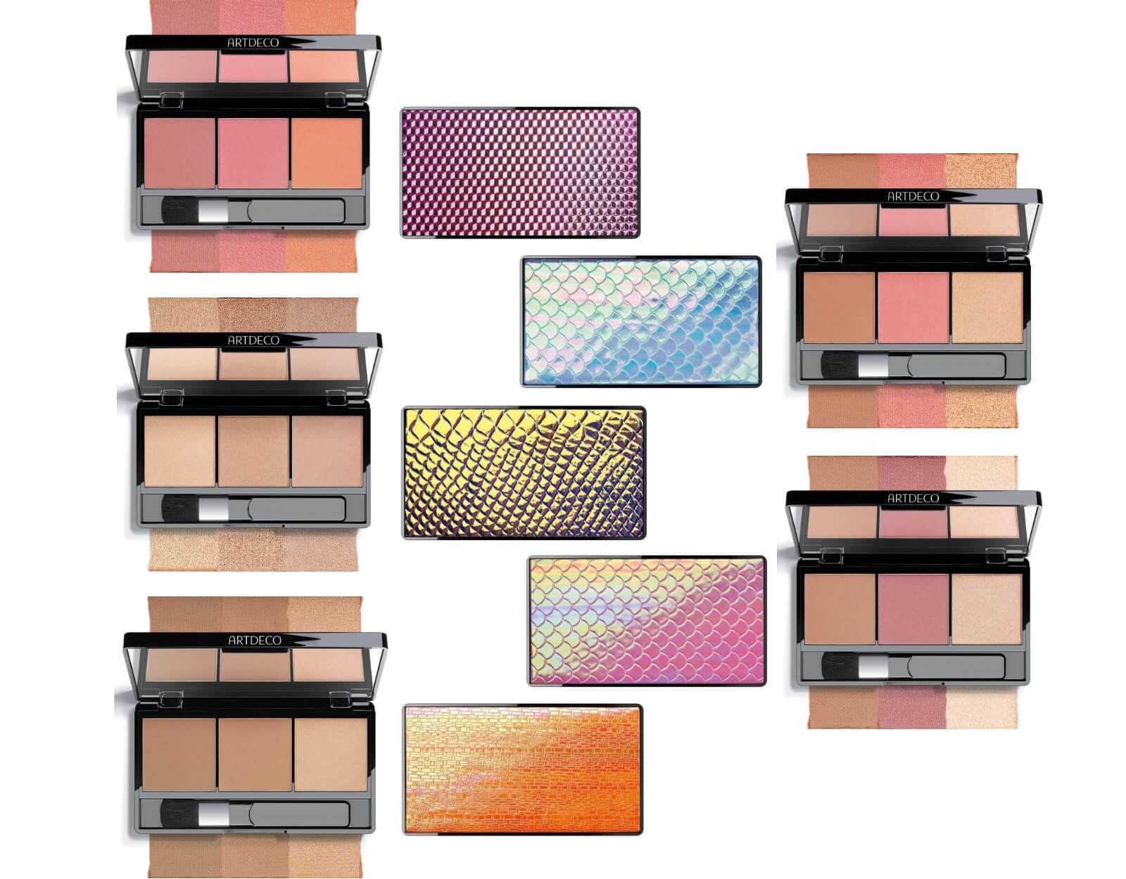 Face-, Bronze-, Blush- und Glow Paletten von Artdeco 