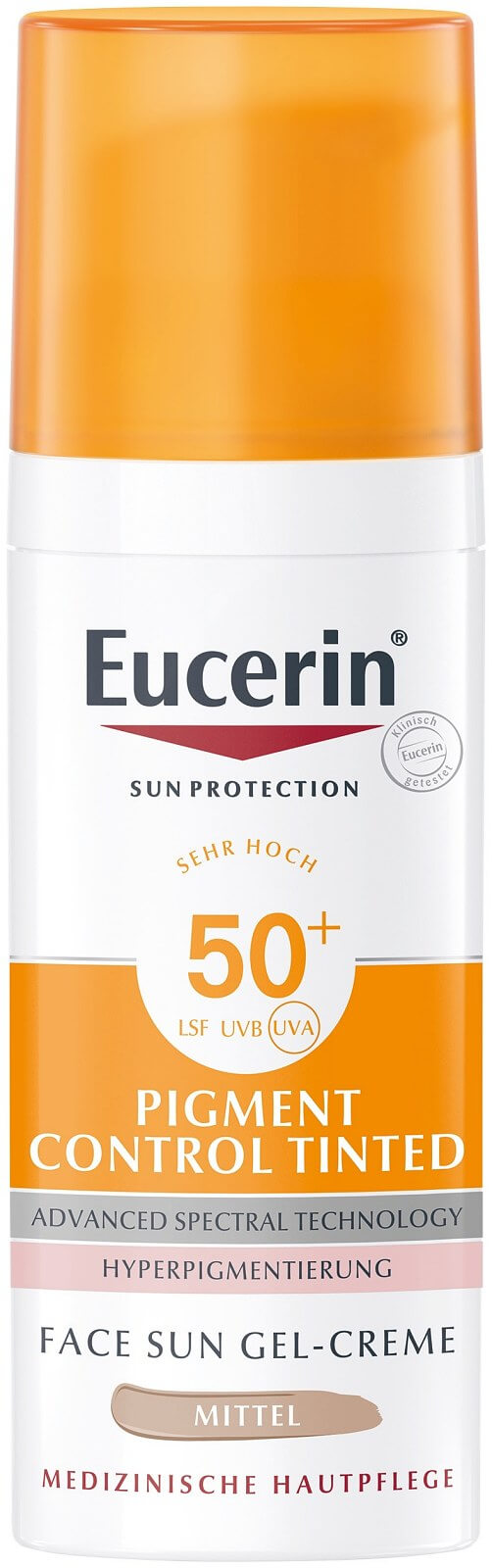 ☀️ Eucerin Oil Control Tinted LSF 50+ (Hell & Mittel) – Mattierender Sonnenschutz für unreine Haut