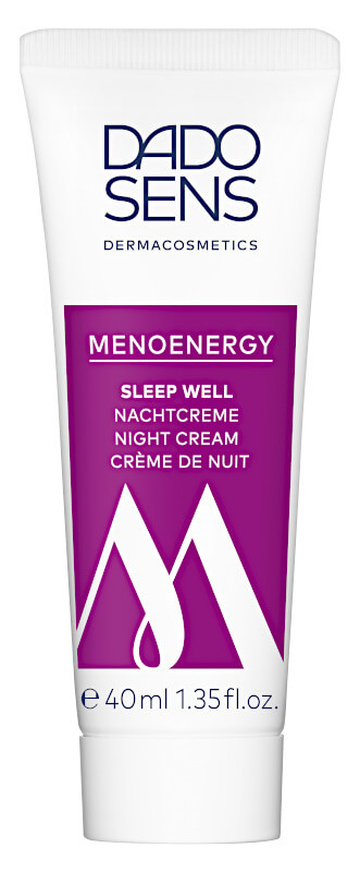 🌺 Haut im Wandel – wenn Hormone das Hautbild verändern 7 🌿 DADO SENS MENOENERGY SLEEP WELL NACHTCREME – Regeneration über Nacht